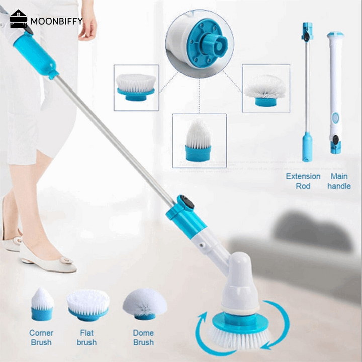 Automatic Rotation Wireless Charging Cleaning Turbo Scrub Brush-Devices You Love