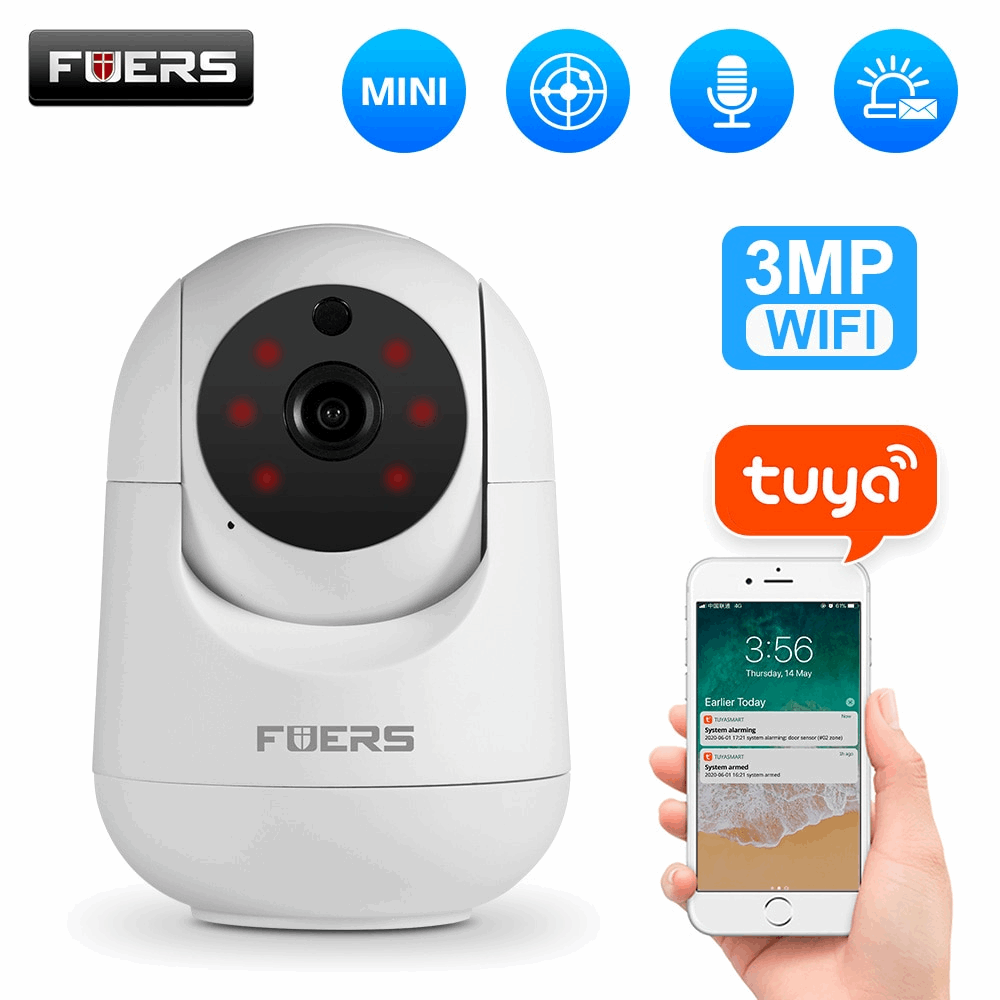 Smart Home Indoor WiFi Wireless Surveillance Camera Automatic Tracking CCTV-Devices You Love