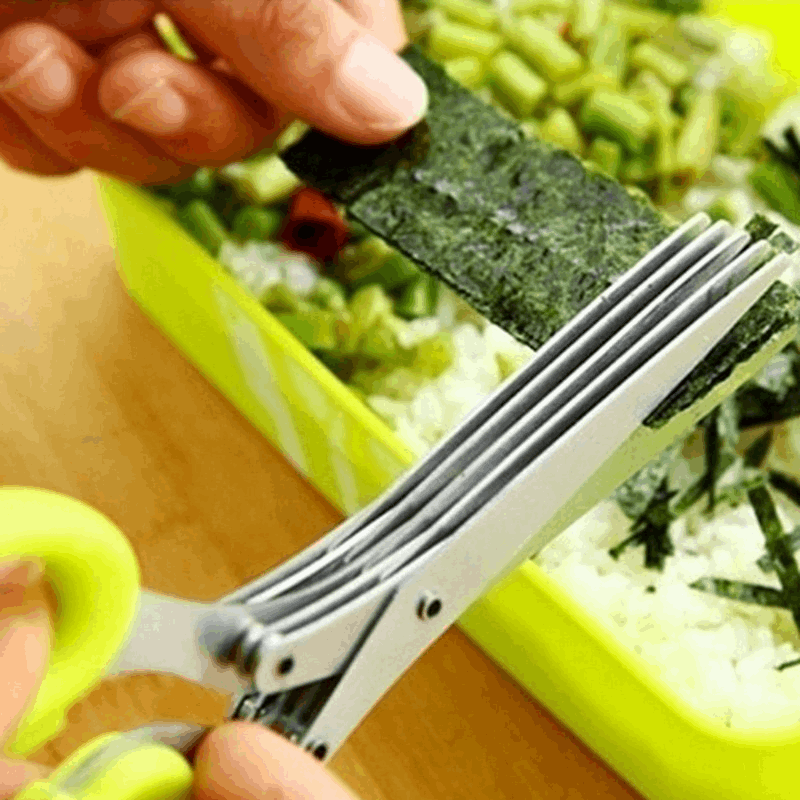 Multifunctional Muti Layers Stainless Steel Knives and Scissors-Devices You Love