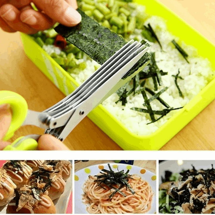 Multifunctional Muti Layers Stainless Steel Knives and Scissors-Devices You Love