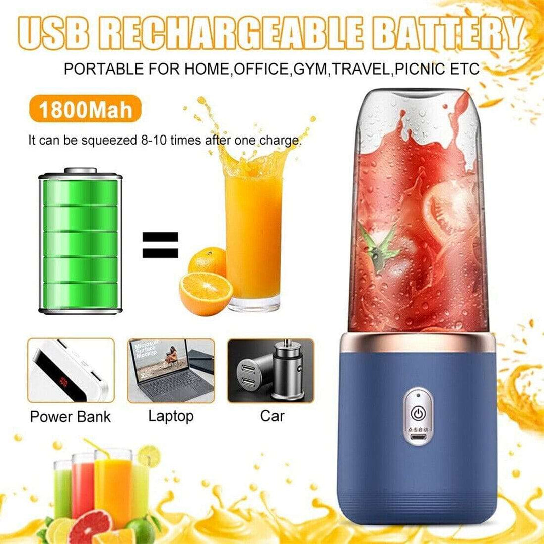 Electric Juice Maker Portable Blender Smoothie Mini Juicer Fruit Machine 400ml