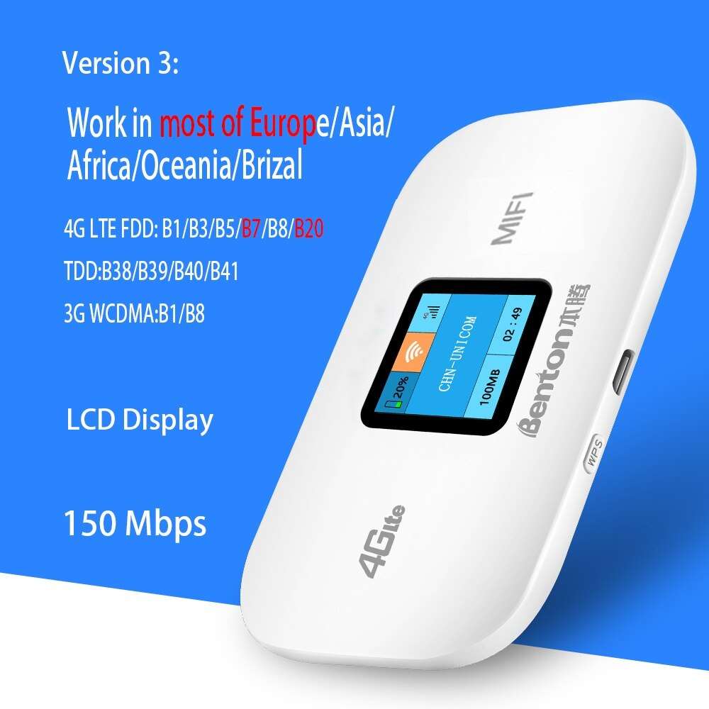 Portable Mini 3G4G Unlocked Lte Mifi Pocket Wifi Router With Sim Card Unlimited Internet-Devices You Love