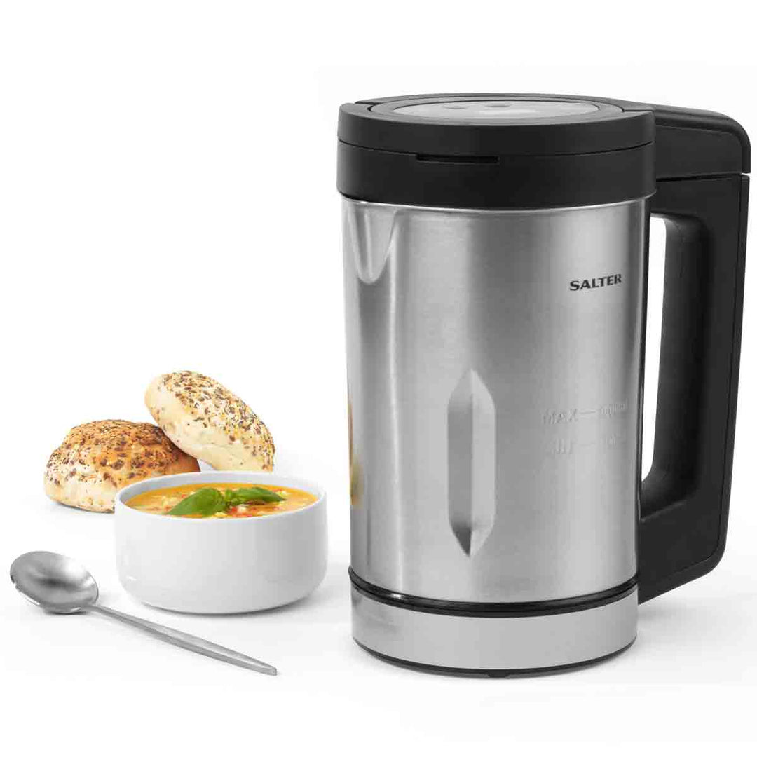 900W Electric Soup Maker with Digital Control Panel & 1.6L Stainless Steel Jug