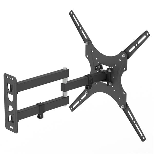 Adjustable Rotatable Wall Mount TV Stand for 26-55" Screen, Stable & Rust-Resistant, Space Saver